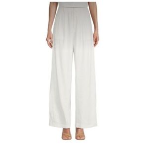 NWT Antonio Melani Emmeline Linen Blend Wide Leg Ivory